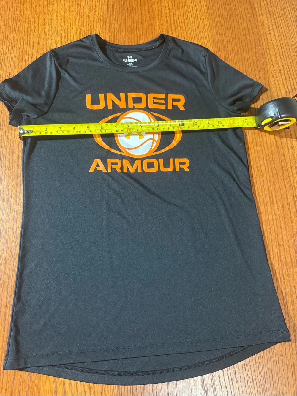 Under Armour Youth Large Black Basketball Performance T-Shirt YLG